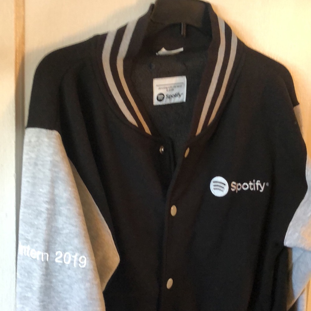 Awdis The Band All We Do Is By Spotify Unisex Varsity Jacket Size Large 2019